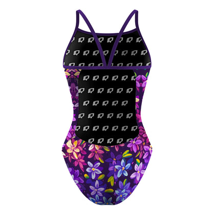 Fairy Flowers - Sunback Tank Swimsuit