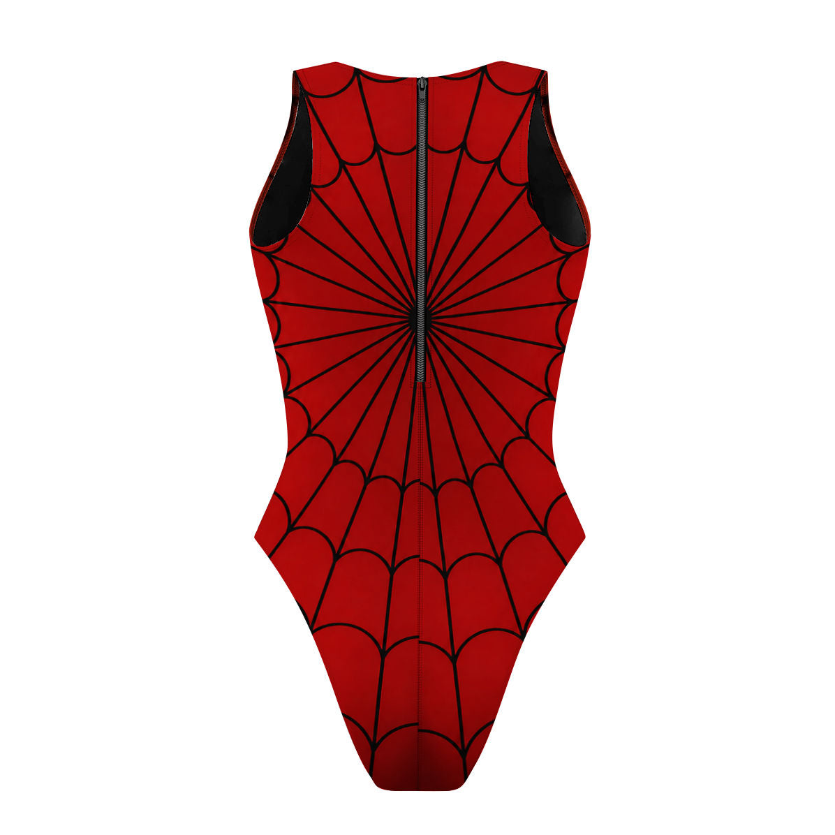 spider red and blue - Women's Waterpolo Swimsuit Cheeky Cut
