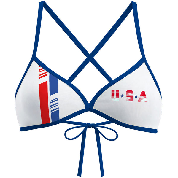 USA Star Tieback Bikini Top