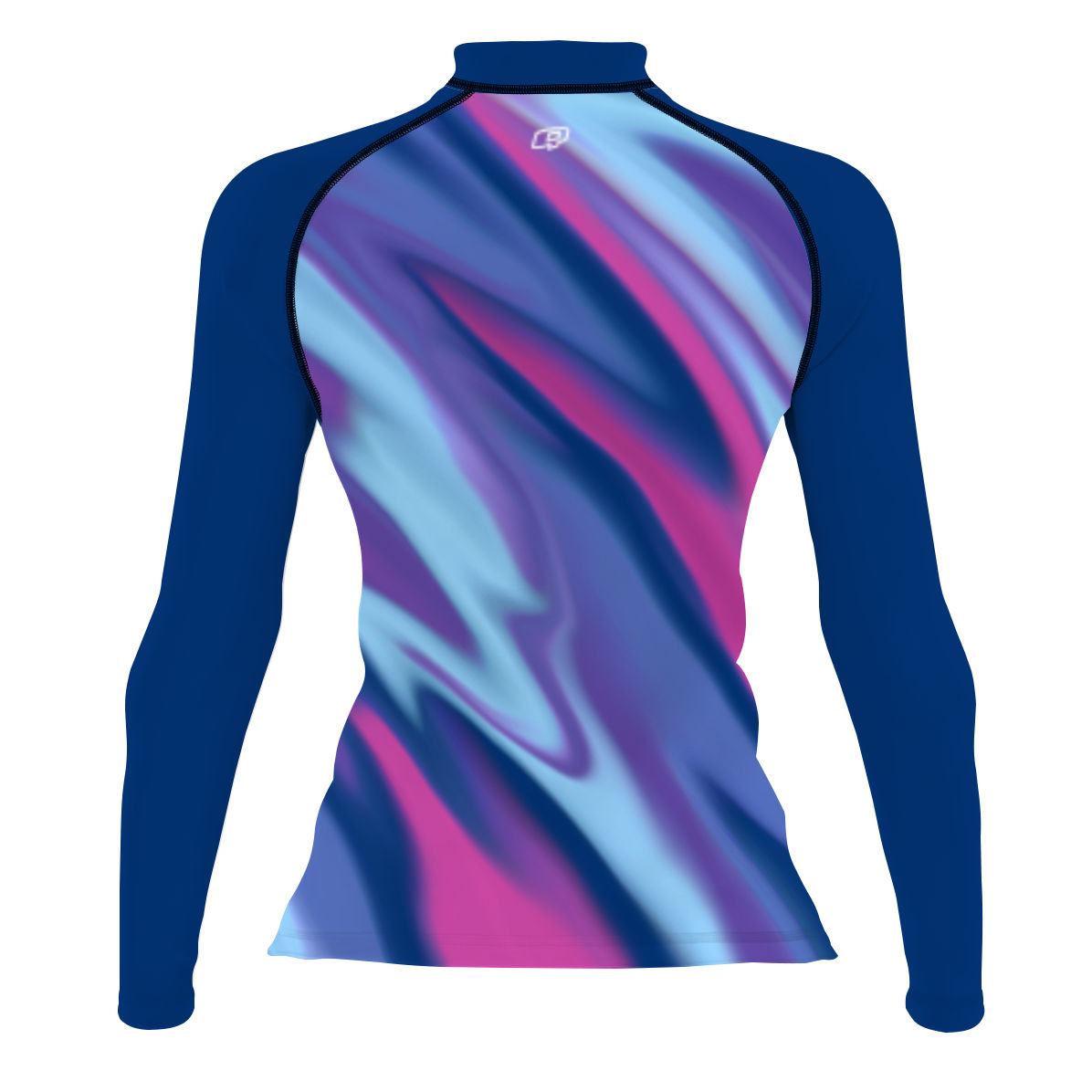 Amorphous Blur - Women's Surf UPF50+ Long Sleeve Rash Guard