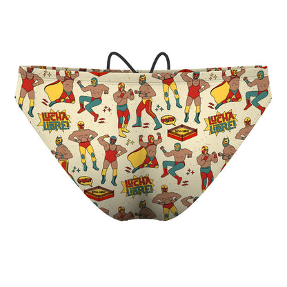 Lucha Libre - Waterpolo Brief Swimsuit