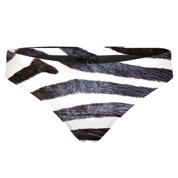 Zebra - Bandeau Bikini Bottom