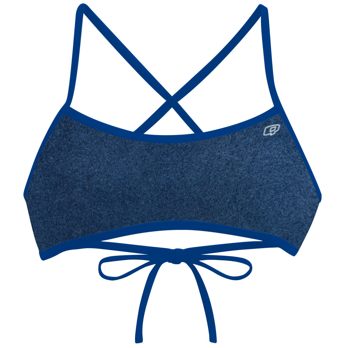 Blue Suede -  Ciara Tieback Bikini Top