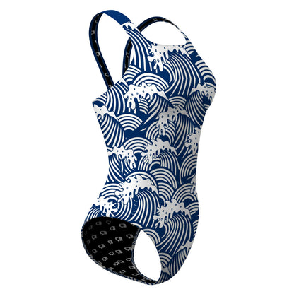 White Cap - Classic Strap Swimsuit
