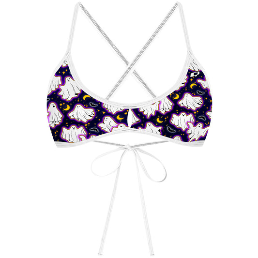 Boo-tiful Night - Demi Tieback Bikini Top