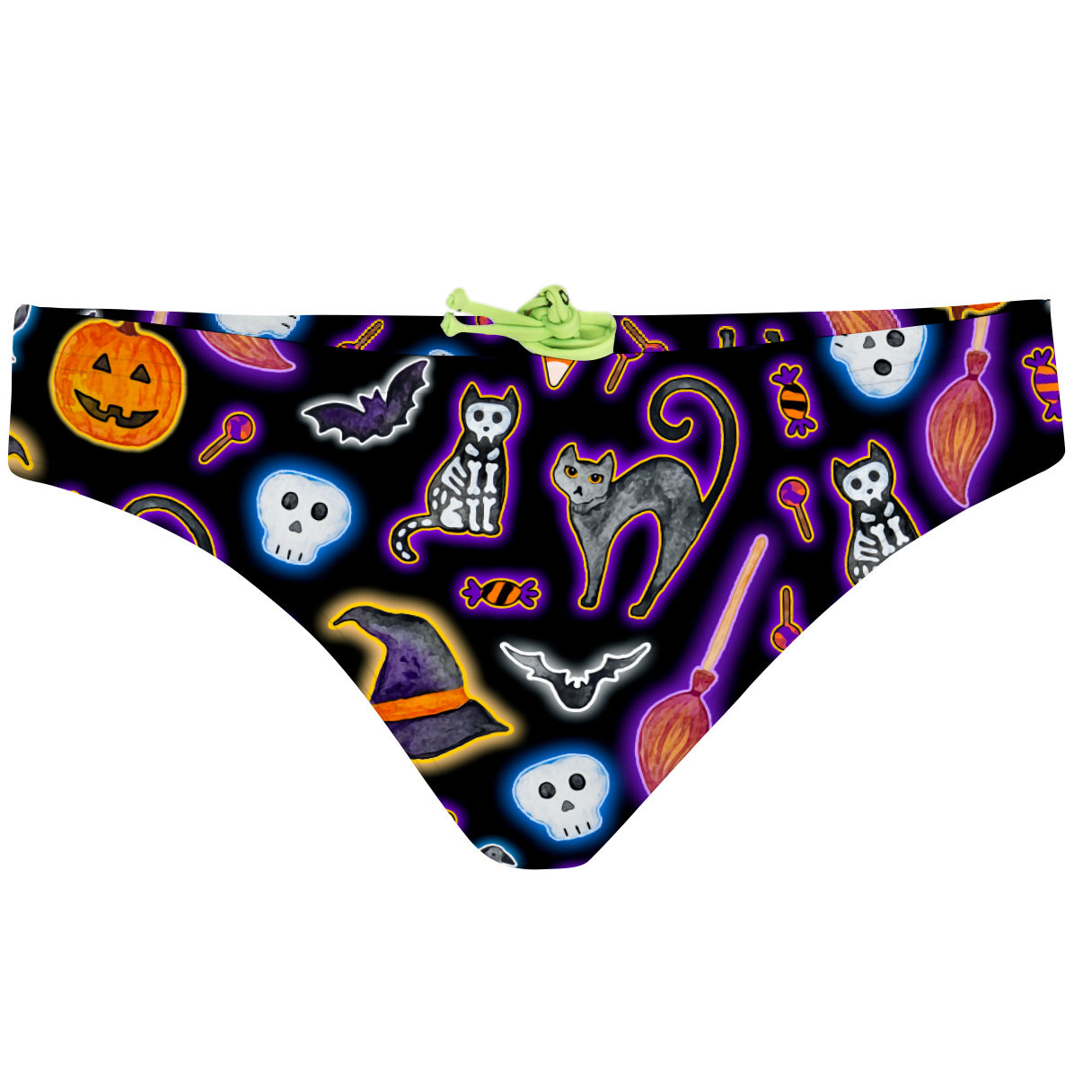Halloween Trick or Treat - Bandeau Bikini Bottom