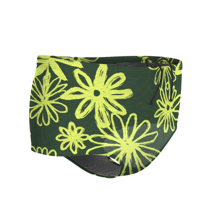 Neon Daisy - Mesh Drag Swimsuit