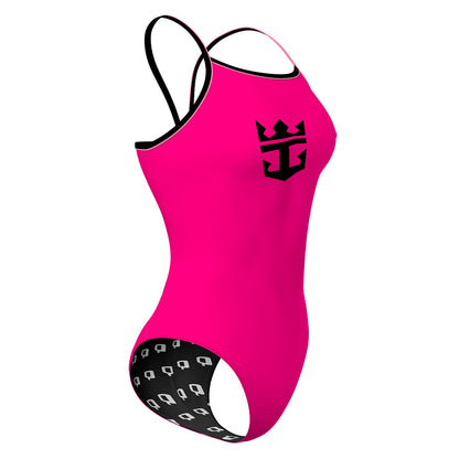 Hot pink RCCL - Sunback Tank Swimsuit