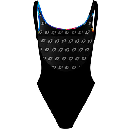 Octopus Squeeze - High Hip One Piece Swimsuit