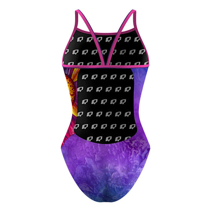 Floating Flower - Sunback Tank Swimsuit