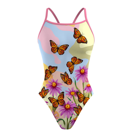 Monarch Butterfly - Sunback Tank Swimsuit