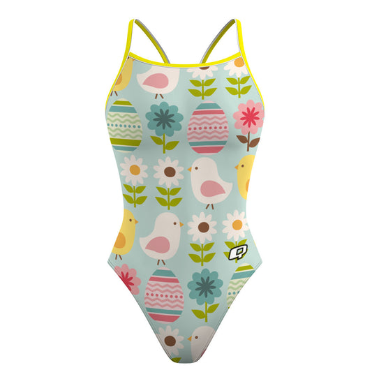 Easter Chick - Skinny Strap Swimsuit