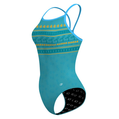 Banana palm - Skinny Strap Swimsuit