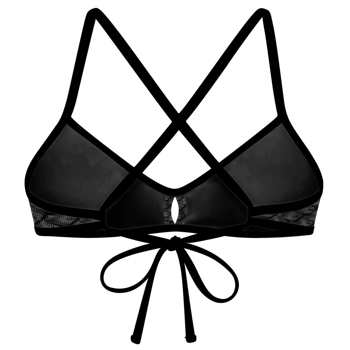 Dragon Scale Demi Tieback Bikini Top