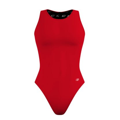 Red - Women's Waterpolo Swimsuit Classic Cut