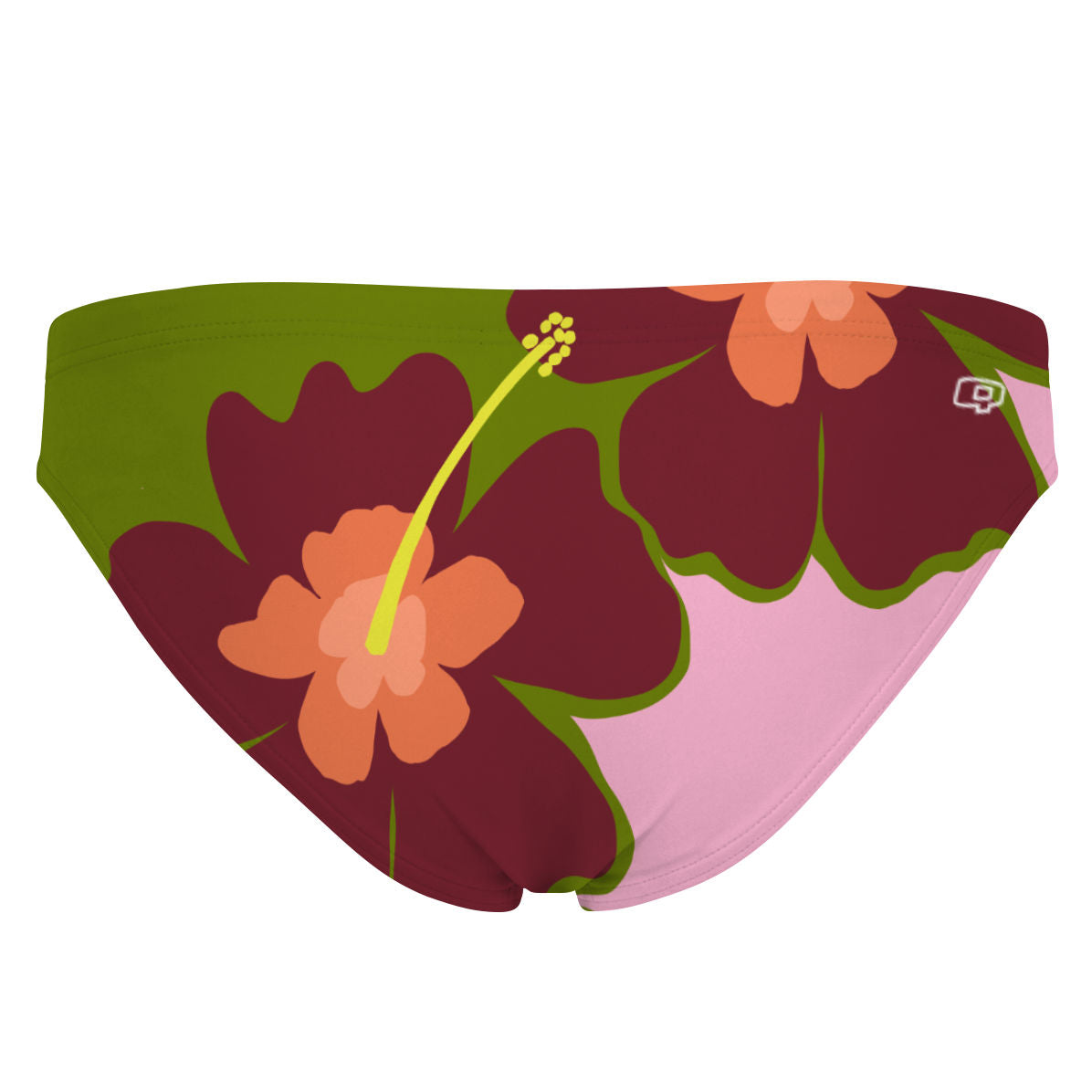 Hibiscus Bandeau Bikini Bottom, view 2