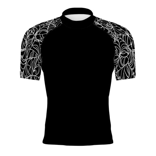 Spiderweb Temptation - Men's Surf UPF50+ Short Sleeve Rash Guard