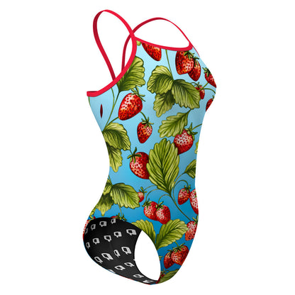 Strawberry Water - Sunback Tank Swimsuit