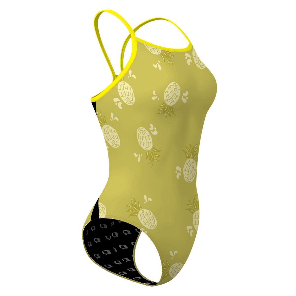 Pineapple - Skinny Strap Swimsuit