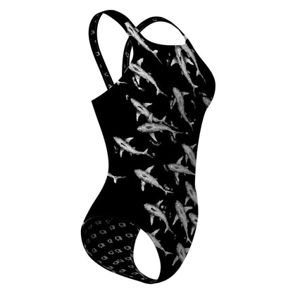 Shark Shiver - Classic Strap Swimsuit