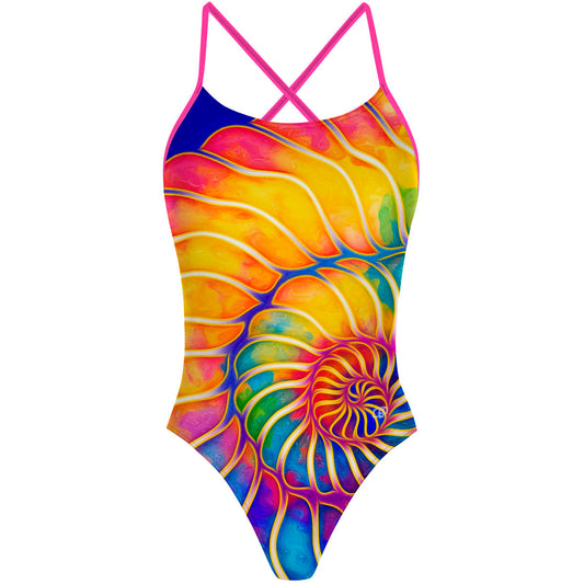 Seashell in Wonderland - "X" Back Swimsuit