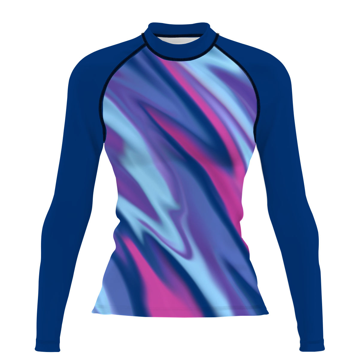 Amorphous Blur - Women's Surf UPF50+ Long Sleeve Rash Guard