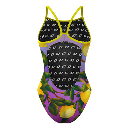Lemon Squeeze - Skinny Strap Swimsuit