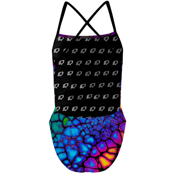 Chameleon Skin "X" Back Swimsuit, view 2