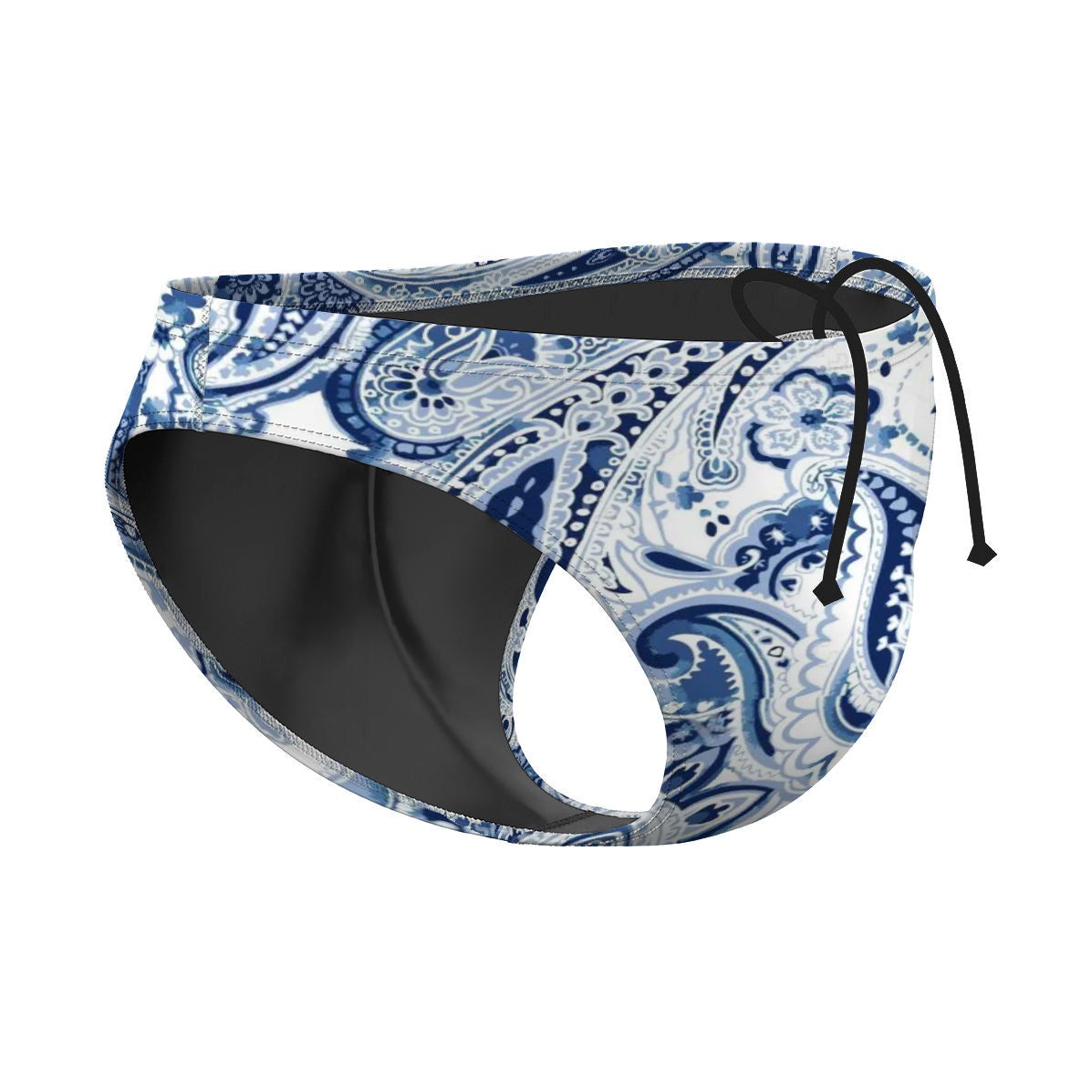 Paisley Waterpolo Brief Swimsuit, view 3