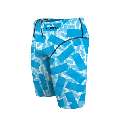 blauw scattered voorkant - Atlas Jammer Swimsuit