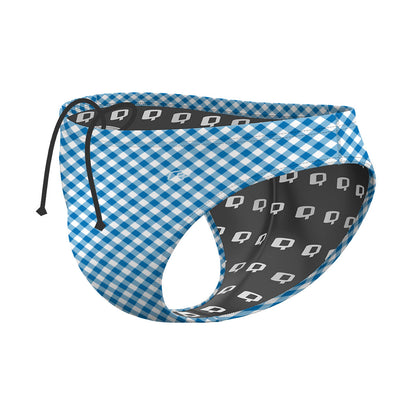 Gingham 63 - Waterpolo Brief Swimsuit
