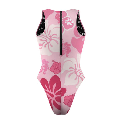 Addy Pink BR 2 - Women's Waterpolo Swimsuit Cheeky Cut