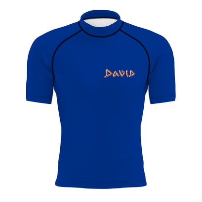 DAVID - Men's Surf UPF50+ Short Sleeve Rash Guard