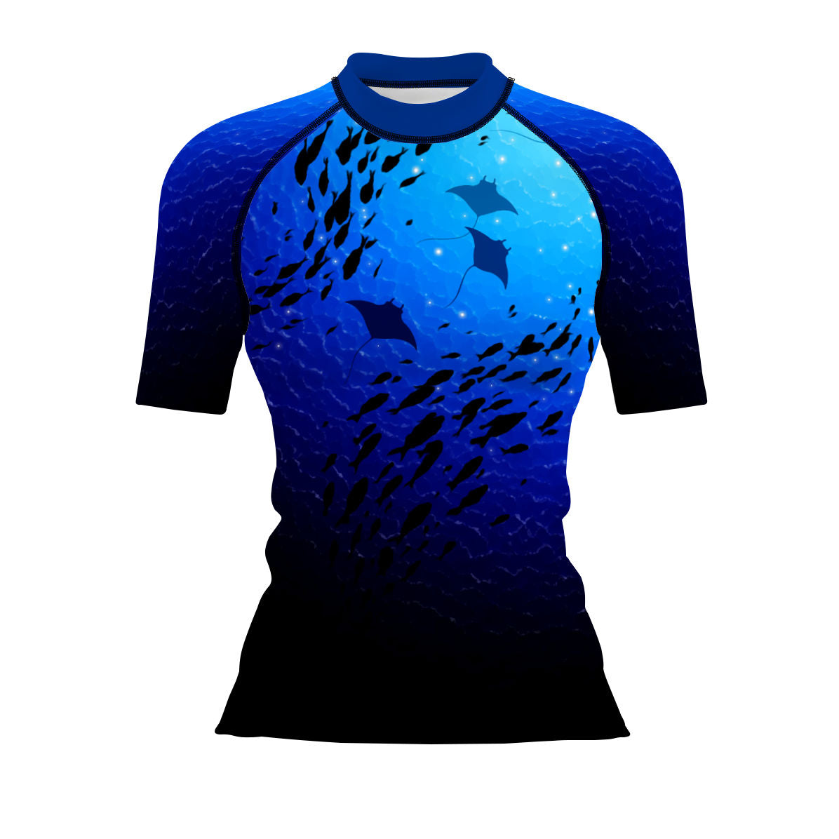 Stingray Play - Women's Surf UPF50+ Short Sleeve Rash Guard