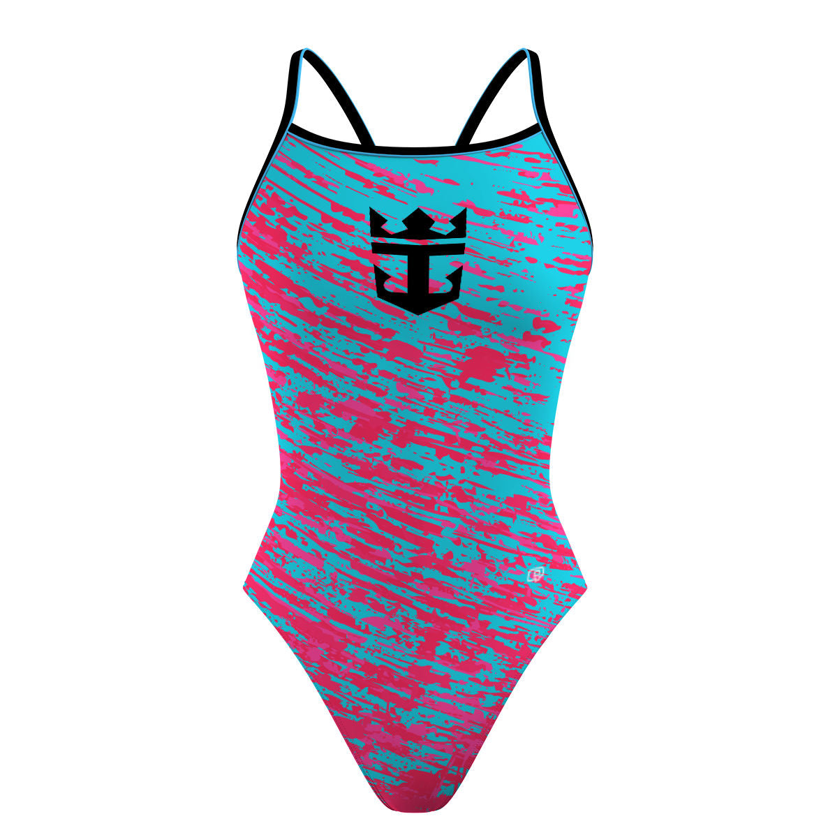 Pink/blue - Sunback Tank Swimsuit