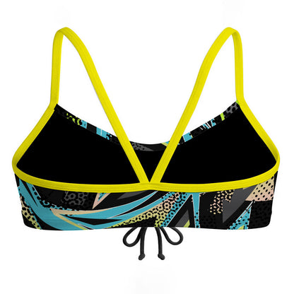 Distortia Bandeau Bikini Top