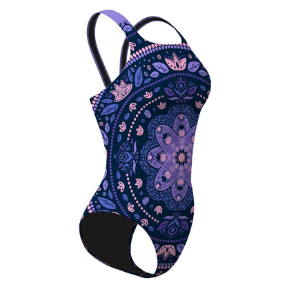 Delicated Mandala Classic Strap Swimsuit, view 3