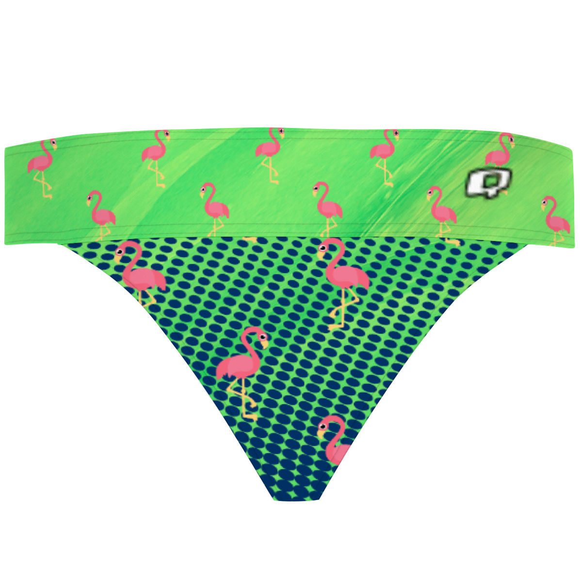 Party FlamingosDemi Cheeky Cut Bikini Bottom