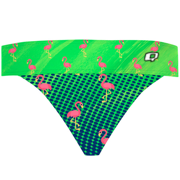 Party FlamingosDemi Cheeky Cut Bikini Bottom