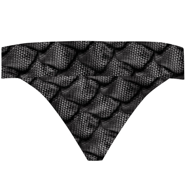 Dragon Scale Demi Cheeky Cut Bikini Bottom