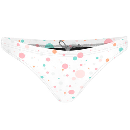 Multicolor Polka Dots - Tieback Bikini Bottom
