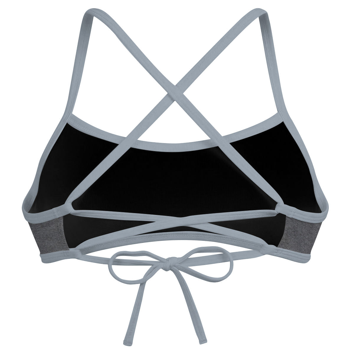 Gray Suede -  Ciara Tieback Bikini Top