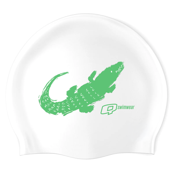 Alligator - Silicone Swimming Cap