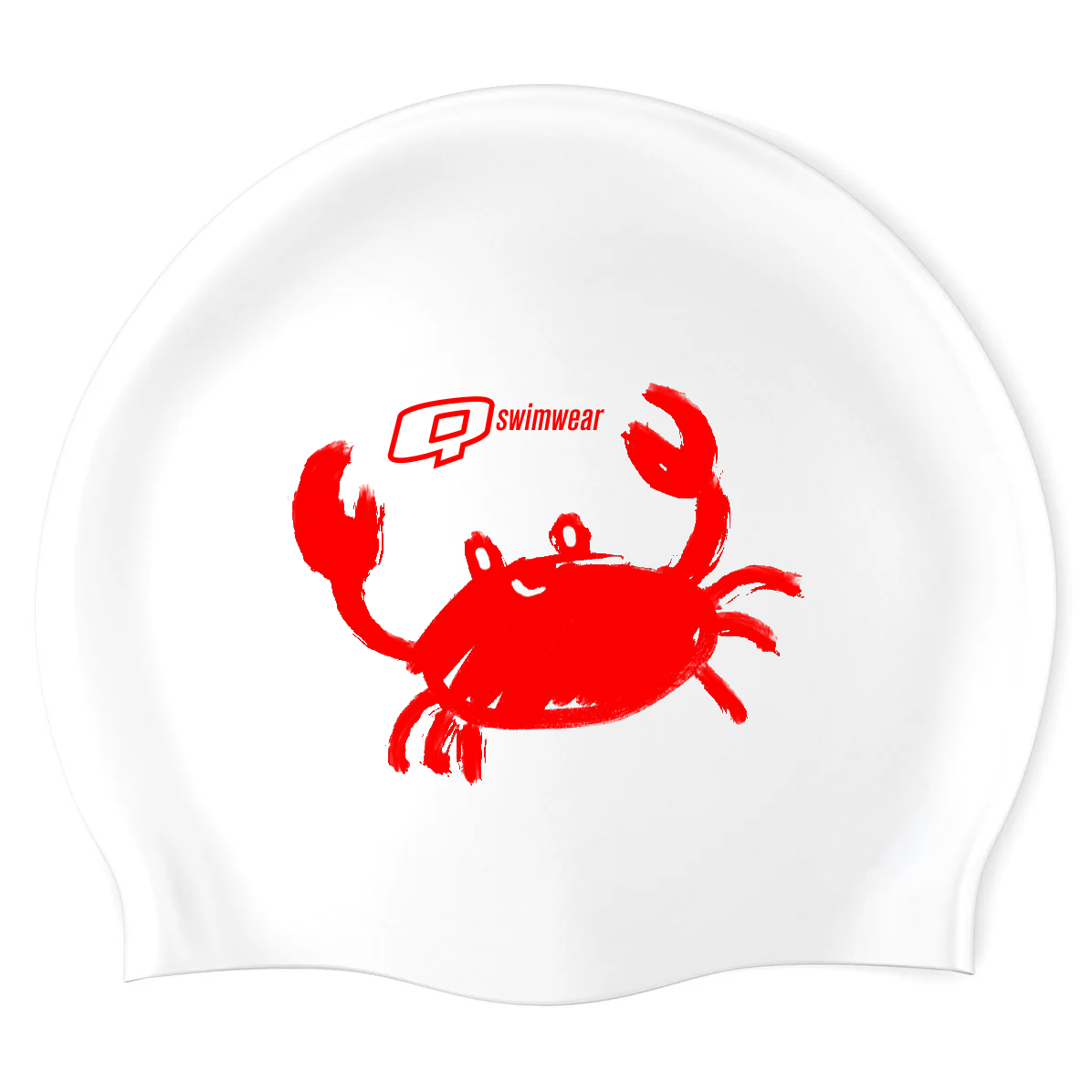Crab - Silicone Swimming Cap