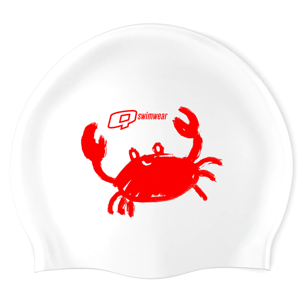 Crab - Silicone Swimming Cap