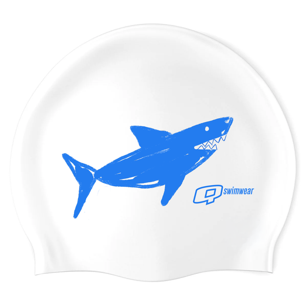 Shark - Silicone Swimming Cap