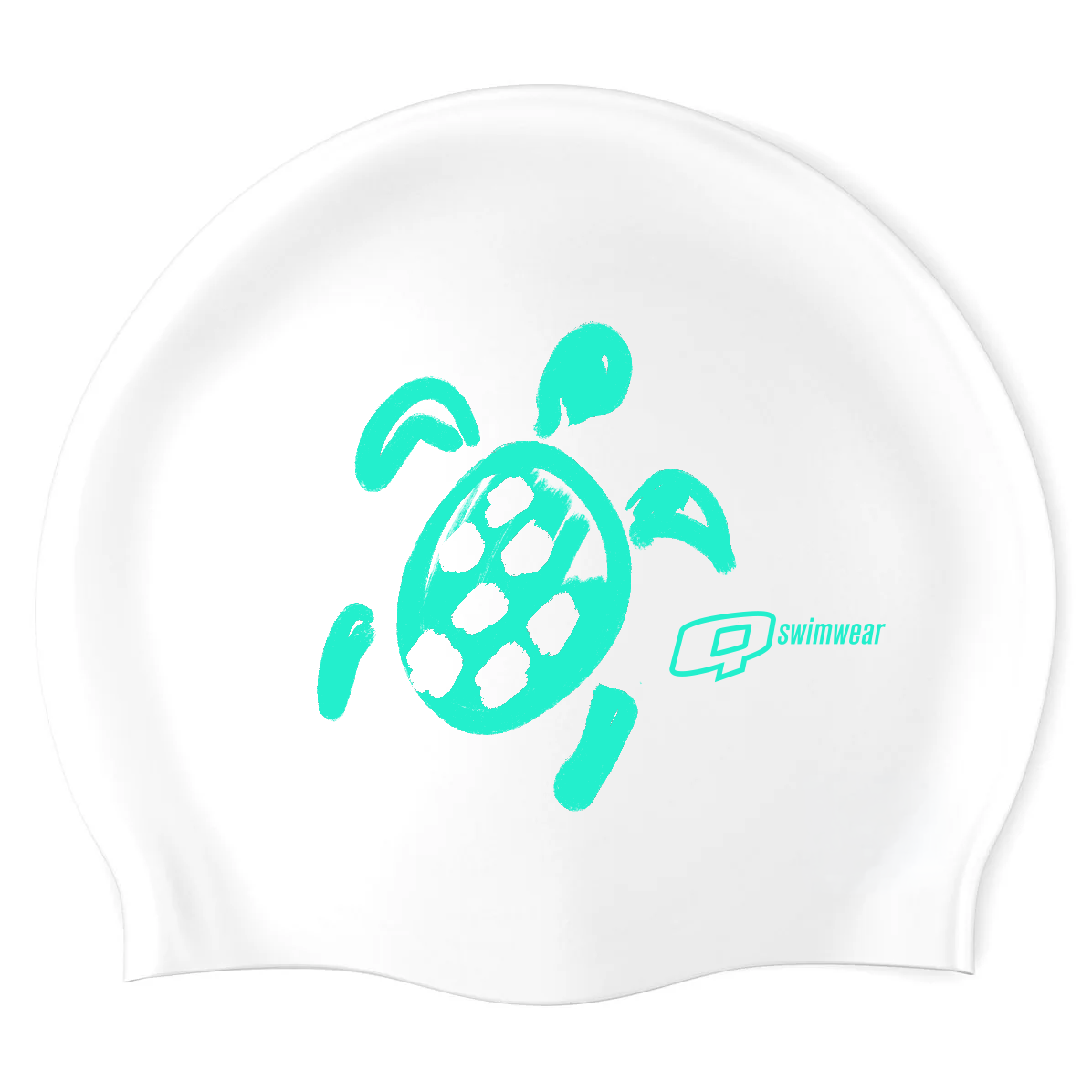 Turtle - Silicone Swimming Cap