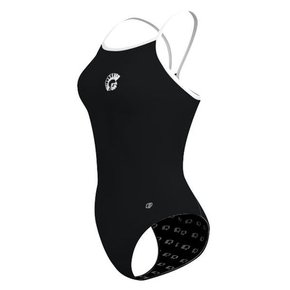 Roger Bacon Girl - Solid Skinny Strap Swimsuit - PERSONALIZED