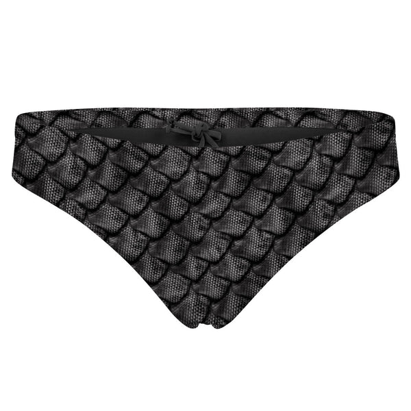 Dragon Scale Bandeau Bikini Bottom