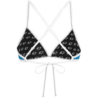 blue - Tieback Bikini Top